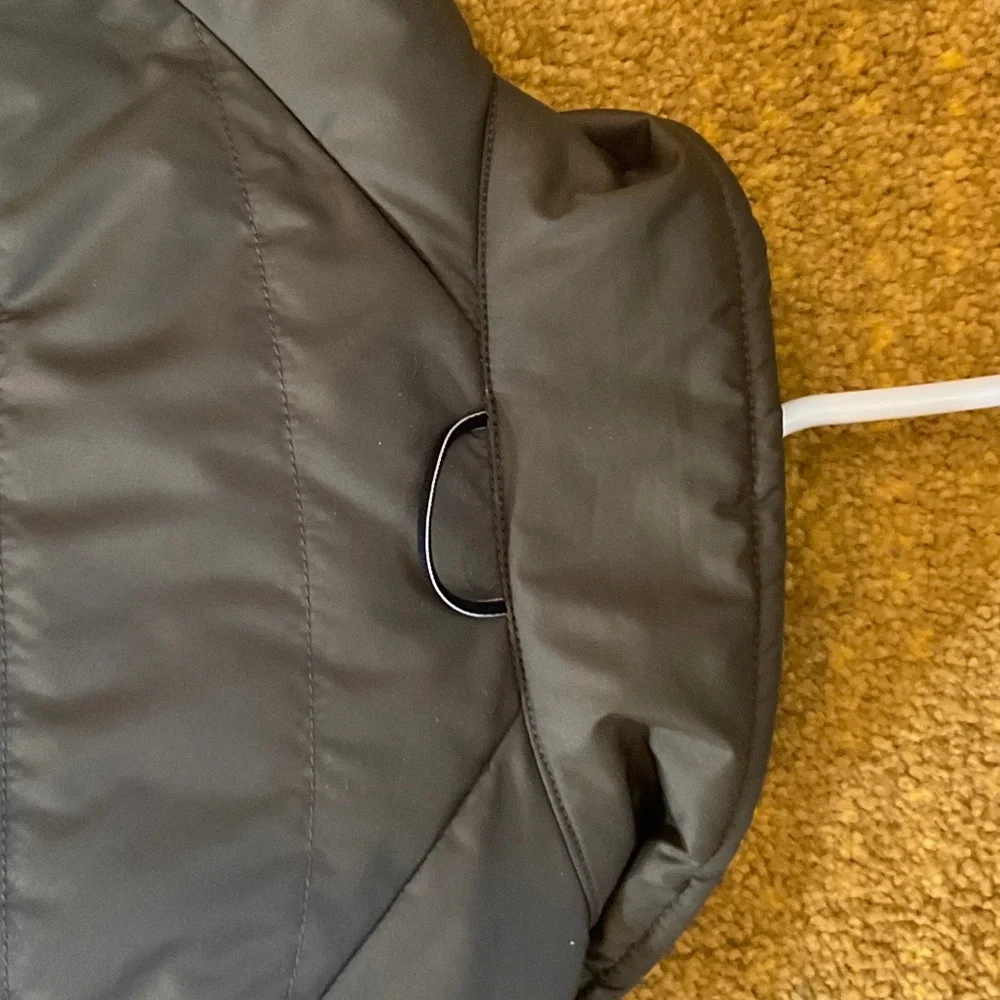 The North Face Gray Insulated Jacket with Pink Logo Accents - Picture 6 of 6
